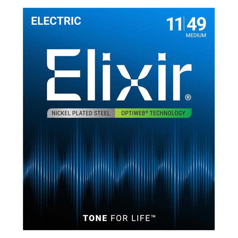 ELIXIR 19102 Optiweb Medium 11-49 エレキギター弦