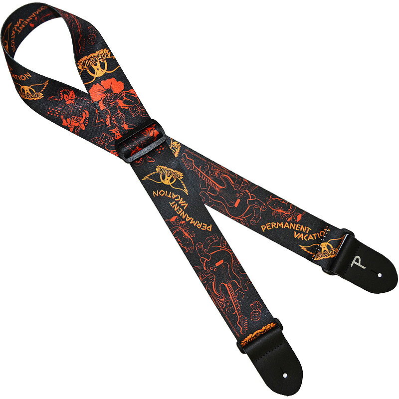 Perri’s/ペリーズ ギターストラップ 2インチポリ製 エアロスミス LPCP-8025 2inch POLY STRAP AEROSMITH