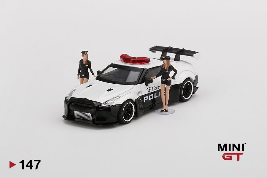 楽天市場】1/64 LB WORKS Nissan GT-R R35 パトカー フィギュア2体付