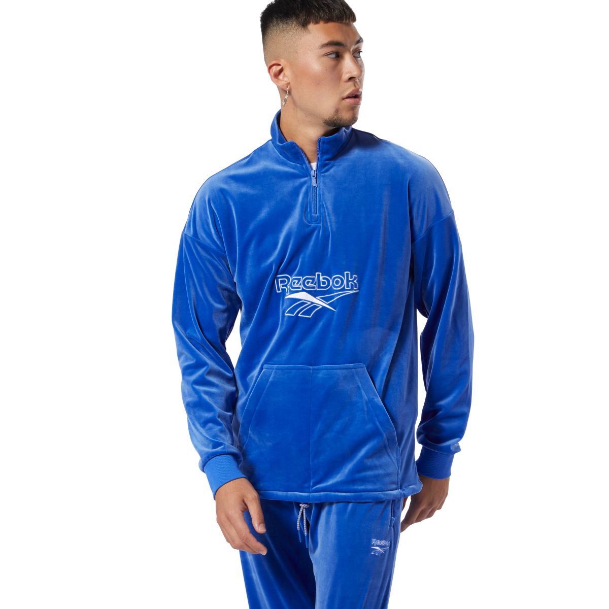 2XO リーボック セットアップ　ベロア　ビックサイズ　美品 ベロア セットアップ ブラック