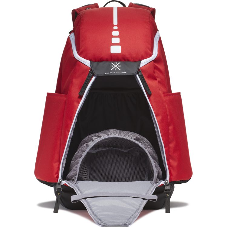 NIKE ELITE フープ　エリート　マックスバックパック　Red 未使用 Nike Hoops Elite Pro Max Air Basketball Backpack Red Silver