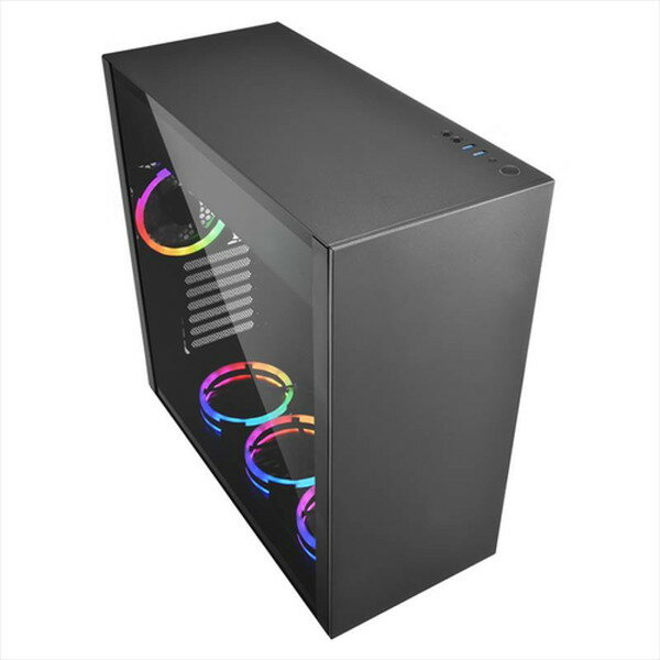 SHARKOON｜シャークーン PCケース PURE STEEL RGB BLACK ブラック