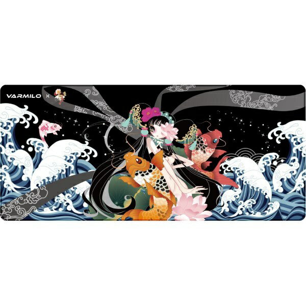 Varmilo｜アミロ ゲーミングマウスパッド 900x400x3mm Koi 鯉 XL -Daisy 雛菊- vm-mp-koi-xl-daisy