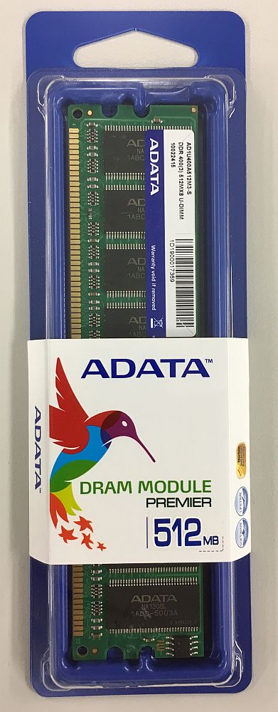 ADATA Technology DDR1 U-DIMM 400 512MB AD1U400A512M3-S