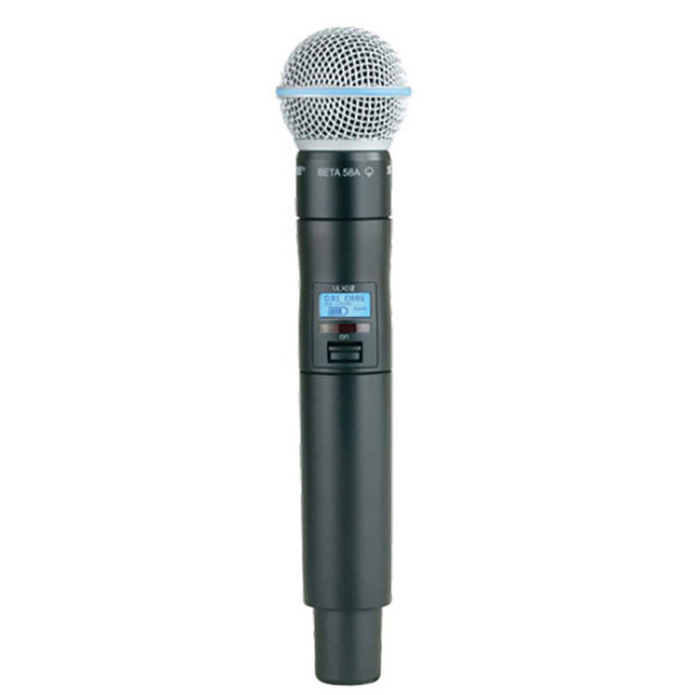 SHURE デジタルワイヤレス・B型ハンドへルド型送信機 BETA58 ULXD2/B58-JB