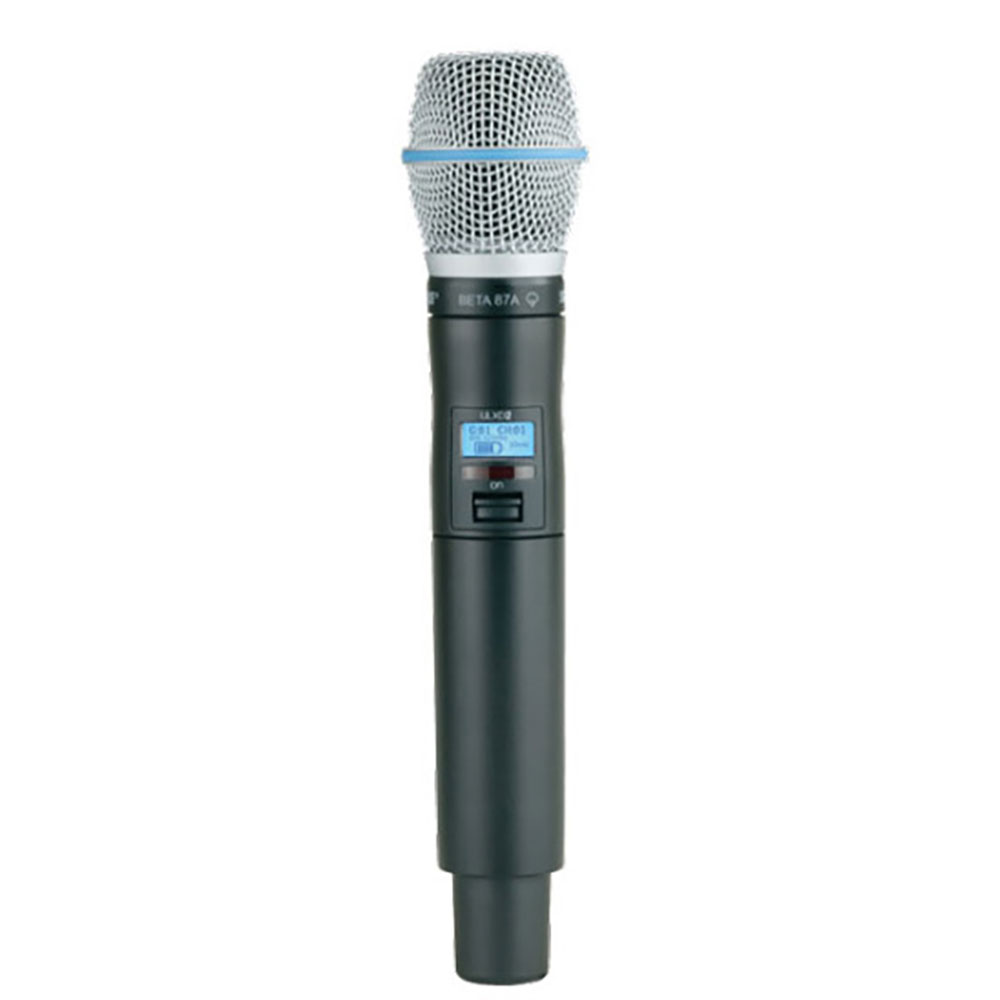 SHURE デジタルワイヤレス・B型ハンドへルド型送信機 BETA87A ULXD2/B87A-JB
