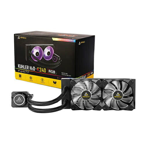 ANTEC｜アンテック ANTEC RGB対応 水冷CPUクーラー K240 RGB Intel Socket : LGA 2066 / 2011-V3 / LGA2011 / LGA1366 / LGA1156 / 1155 / 1151 / 1150 AMD Socket: AM4 / AM3+ / AM3 / AM2+ / AM2 / FM2+ / FM2 / FM1 K240RGB