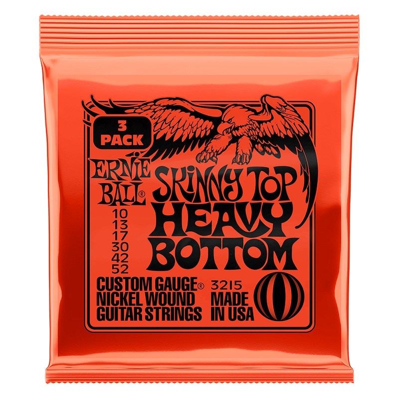ernie ball アーニーボール 3215 slinky top heavy bottom red   pack