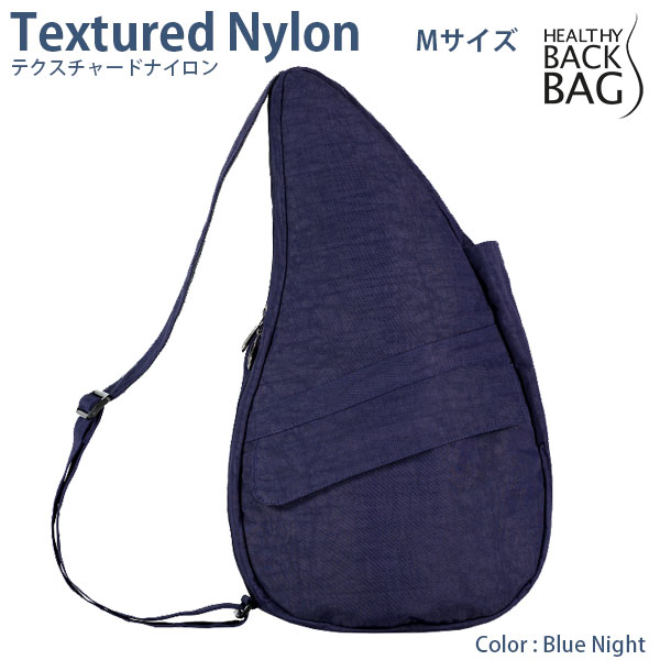 HEALTHYBACKBAG 男女兼用 ボディバッグ テクスチャードナイロン Mサイズ iPad ブルーナイト 6304
