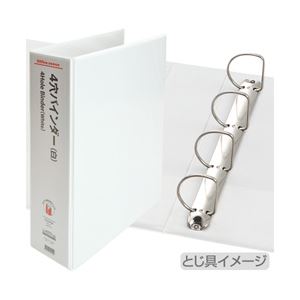 楽天市場】Office Depot リングバインダー（A4タテ・4穴）リング径2