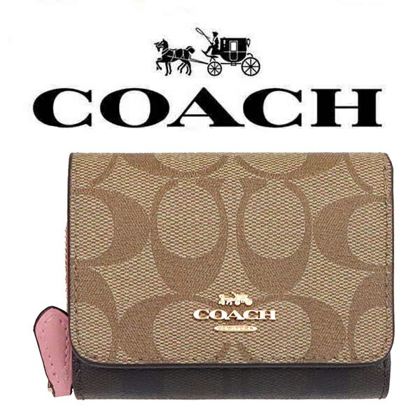新品未使用 COACH 三つ折り財布 F41302 IMP4J COACH 【並行輸入品】コーチ 財布 レディース 三つ折り財布