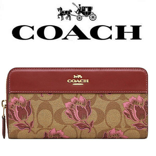 楽天市場】COACH コーチ 長財布 F87716 IMPI5 シグネチャー 花柄