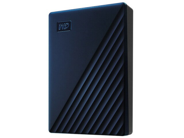 Western Digital WDBA2F0040BBL-JESE ポータブル型 /4TB 外付けHDD USB-C＋USB-A接続 My Passport for Mac