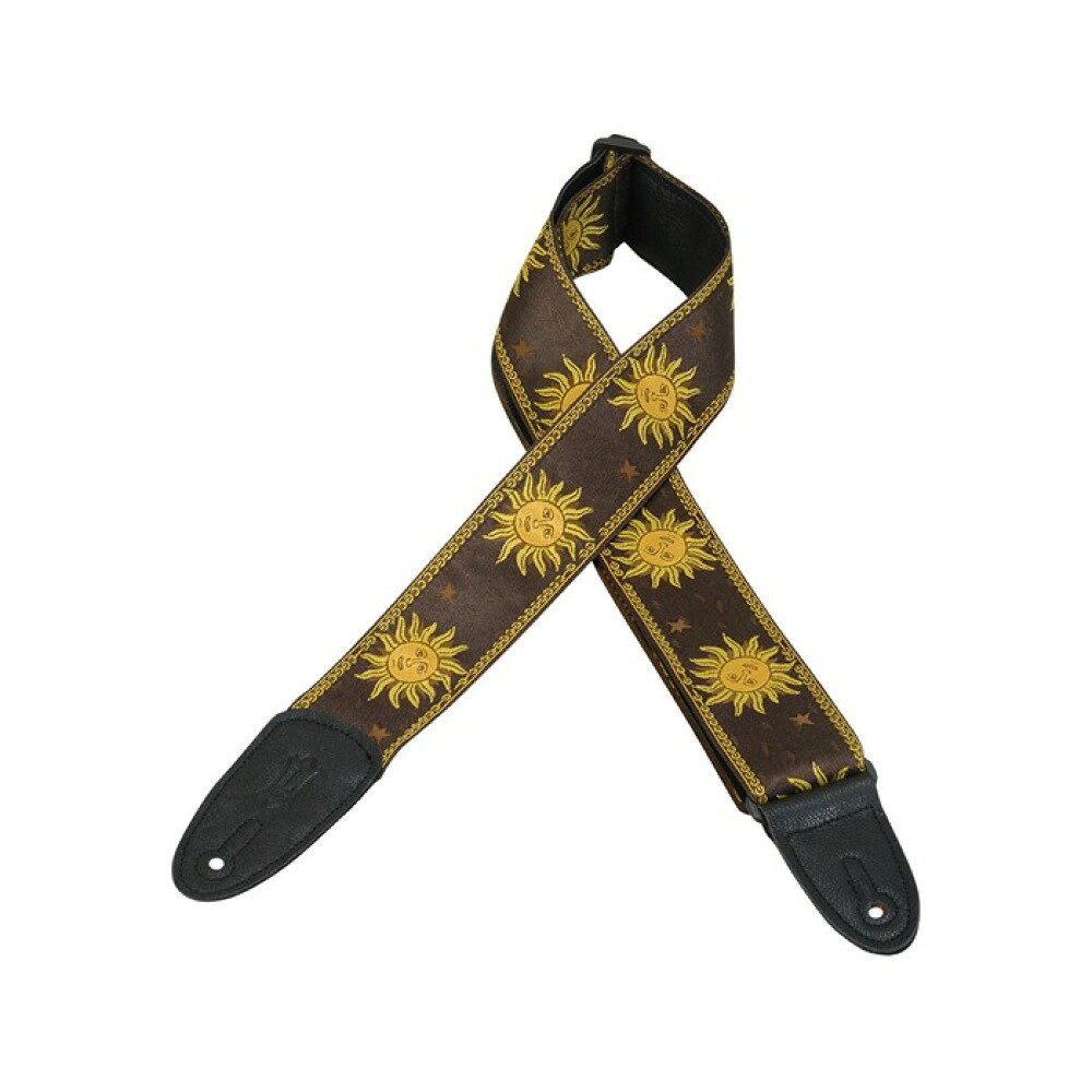 Levy’s / Sun Motif Series MPJG-SUN-BRN Brown レビース ストラップ ジャガード(正規代理店製品)