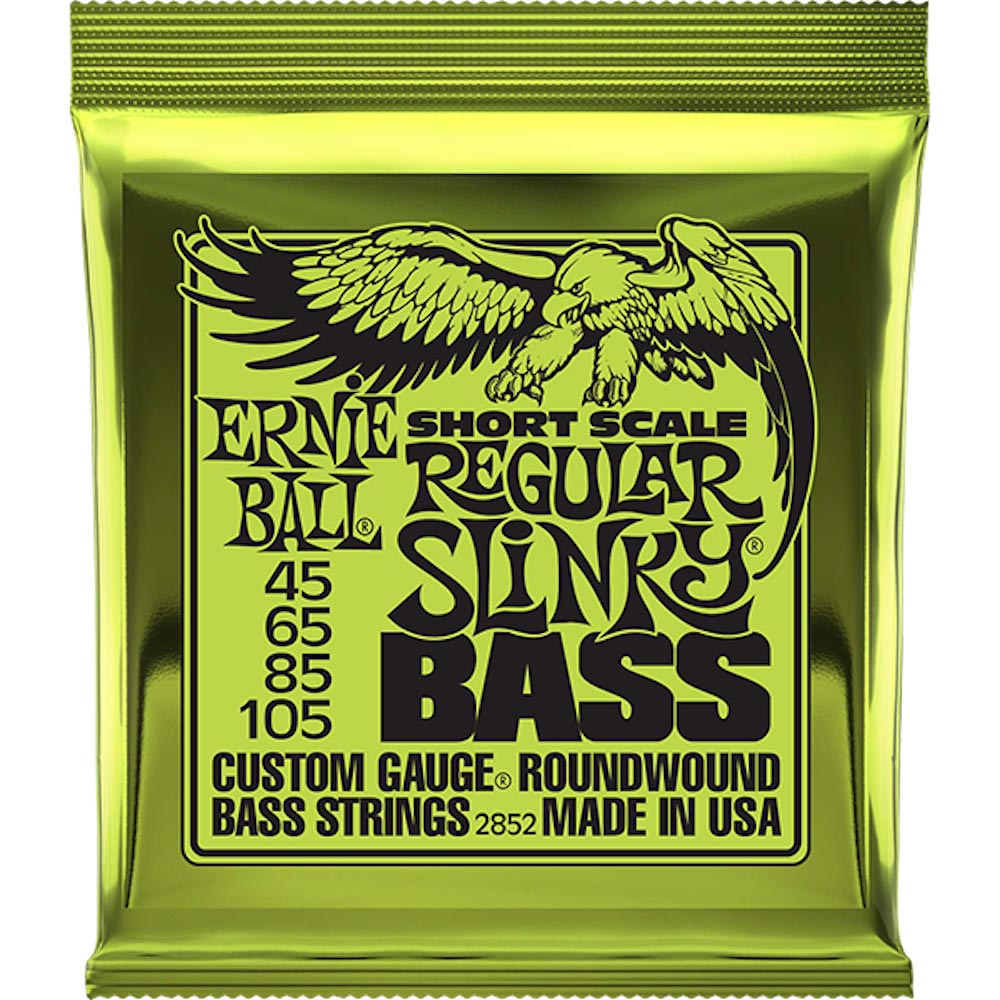 ERNIEBALL アーニーボールショートスケール・エレキベース弦 #2852 45-65-85-105　SHORT SCALE REGULAR SLIN BASS