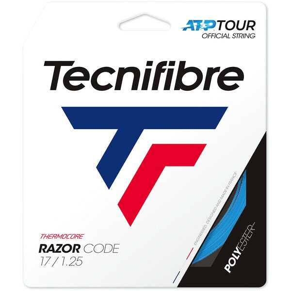 Tecnifibre テクニファイバー 硬式テニス用ストリング RAZOR CODE 1.20 ブルー・サイズ：12m TCF-04GRA120XU
