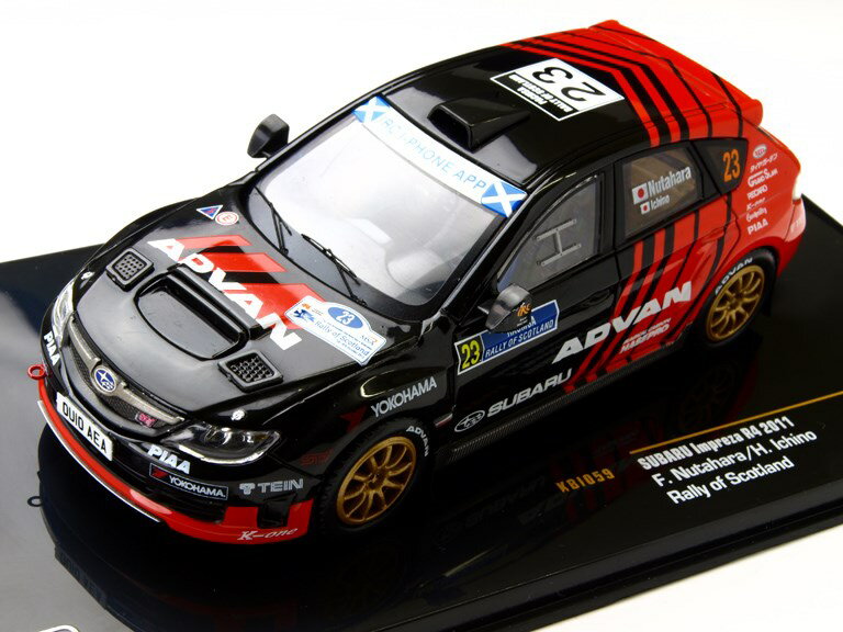 楽天市場】ixo 1:43 スケールスバル ヴィヴィオ rx r 番号 7 p.njiru
