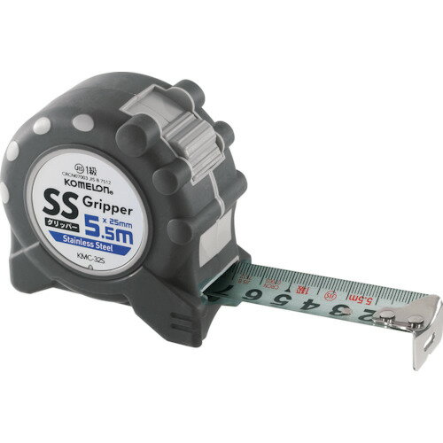8803005328757 SSグリッパー ステンレス 25mm幅 5．5m コンベックス 藤原産業 KOMELON 作業工具 ステンSSグリッパーコンベ