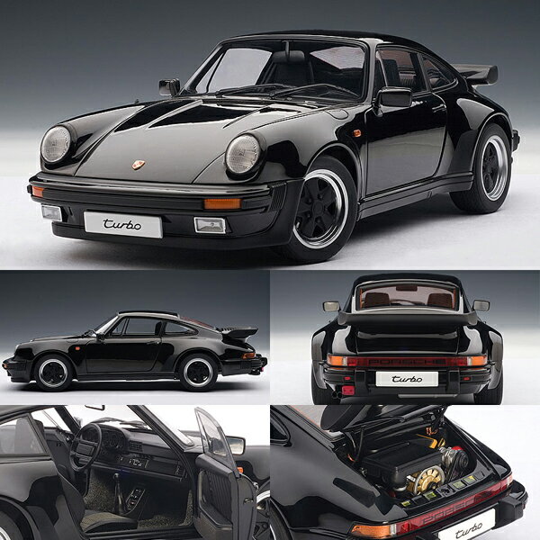 楽天市場】1/18 ポルシェ 911 930 3.3 ターボ ブラック オートアート