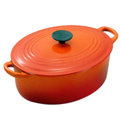 024147174264 ル・クルーゼジャポン ル・クルーゼ ココット・オーバル 27cm オレンジ 2502－27 Creuset Le AKK-44272