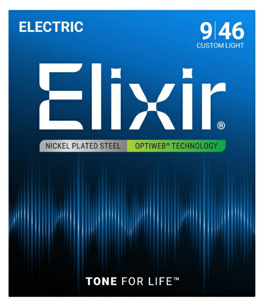 ELIXIR 19027 Optiweb Custom Light 09-46 エレキギター弦
