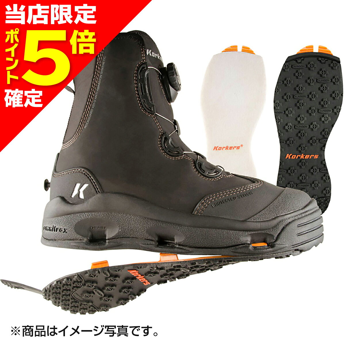 KORKERS コーカース C&F Korkers Devil’s Canyon #10