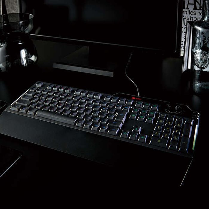 エレコム ゲーミングキーボード 有線 メンブレン フル リストレスト付 TK-G02UMBK(1台)