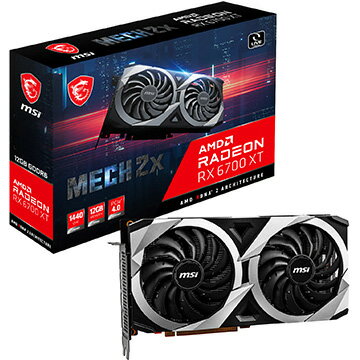 MSI グラフィックボード RADEON RX 6700 XT MECH 2X 12G