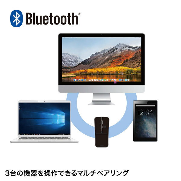 SANWA SUPPLY 静音Bluetooth5.0 IR LEDマウス MA-BTIR116BKN
