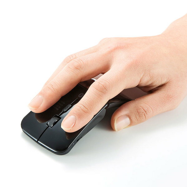 SANWA SUPPLY 静音Bluetooth5.0 IR LEDマウス MA-BTIR116BKN