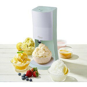 電動ふわふわとろ雪かき氷器 グリーン(1台)