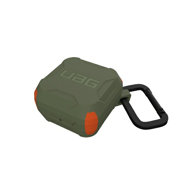 UAG GalaxyBuds Live用 HARD.CASE_001 オリーブ/オレンジ UAG-RGLXBL-OL
