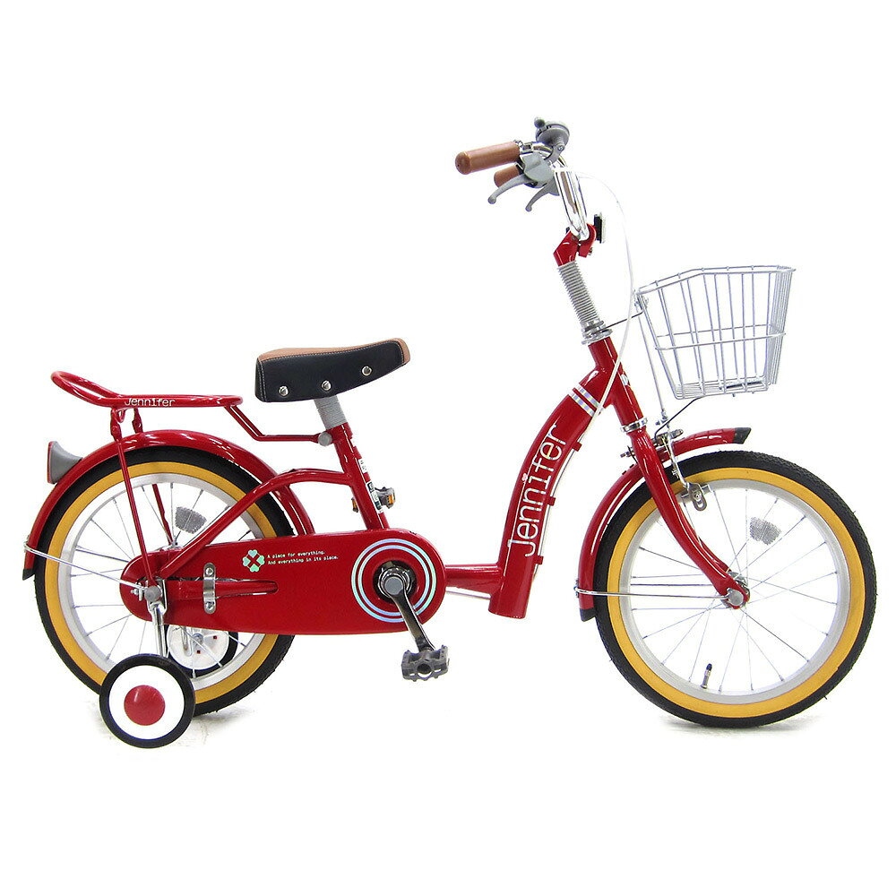 子供用　自転車　人気のレッド　18インチ 楽天市場】ハチスカ 18インチ ジェニファー 補助輪付 子供用 自転車