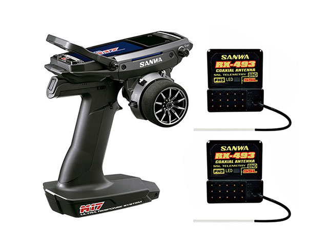 楽天市場】三和電子機器 M17 RX-493 PC ダブルレシーバーセット サンワ