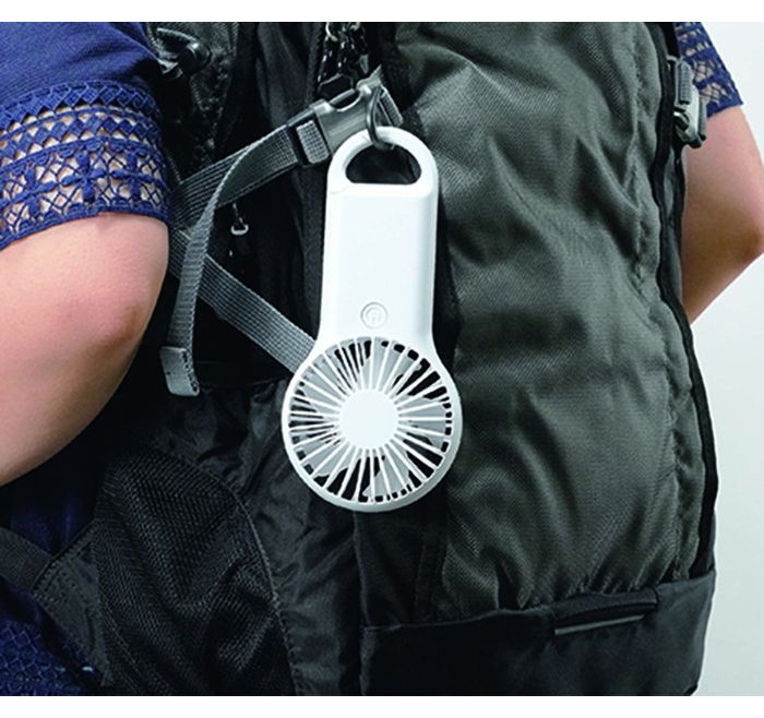 カクセー 手持ち 扇風機 ブラック HAN-01B(1個)