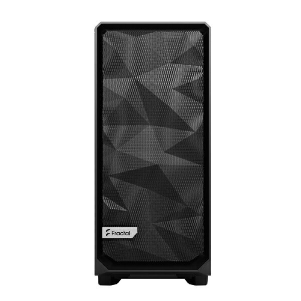 Fractal Design Meshify 2 Compact Black ミドルタワーPCケース メッシュデザイン採用 ソリッドパネルモデル FD-C-MES2C-01 CS7760