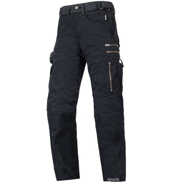 ROUGH&ROAD ラフアンドロード バイカーZIPメッシュパンツLF BK-LW RR7516LFBK3(2506512)