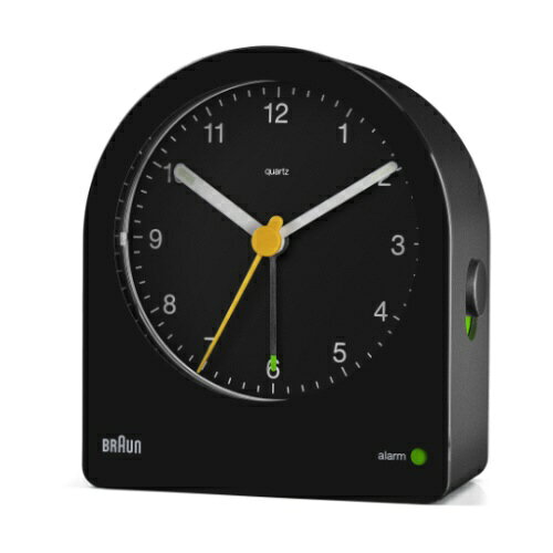 BRAUN｜ブラウン BRAUN Analog Alarm Clock ブラック BC22B アナログ