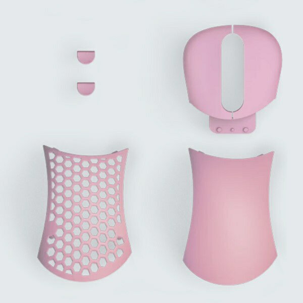 Pwnage｜ポウネイジ ウルトラカスタム Ergo用 エクストラカバーセット ピンク pw-extra-cover-sets-pink