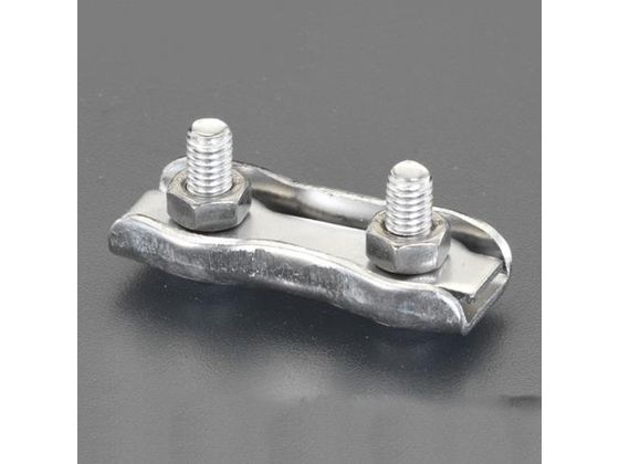 エスコ ESCO 2mm ワイヤークランプ ステンレス製 EA628SE-52