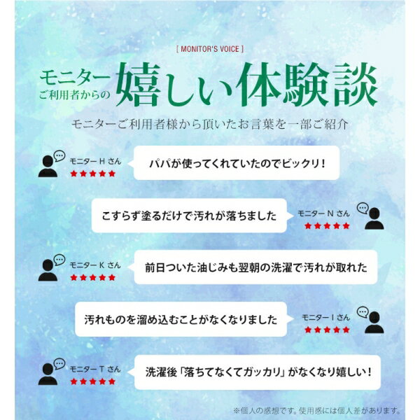 おしゃれ着にも使える食べこぼし洗剤