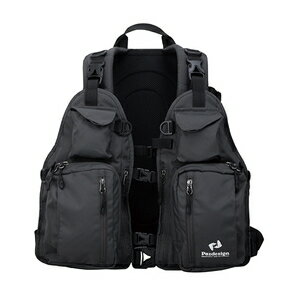 Pazdesign 2WAY フロートパックベスト フリーサイズ ガンメタ ZFV-032