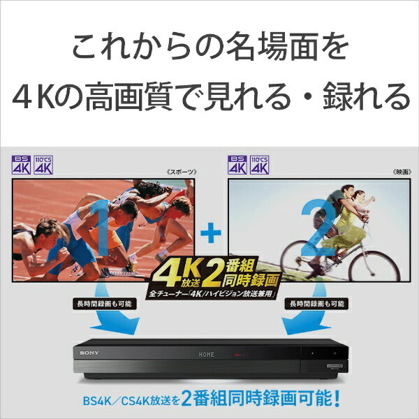 楽天市場】ソニーグループ SONY ブルーレイレコーダー BDZ-FBW2100