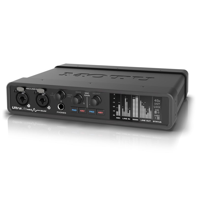 MOTU UltraLite mk5 (USBオーディオインターフェイス)(USB-C)(モツ)(最大18ch入力・22ch出力)(DTM)