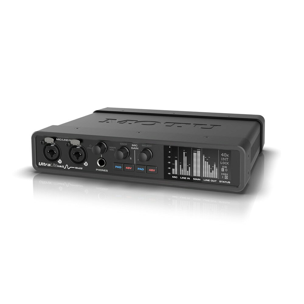 MOTU UltraLite mk5 (USBオーディオインターフェイス)(USB-C)(モツ)(最大18ch入力・22ch出力)(DTM)
