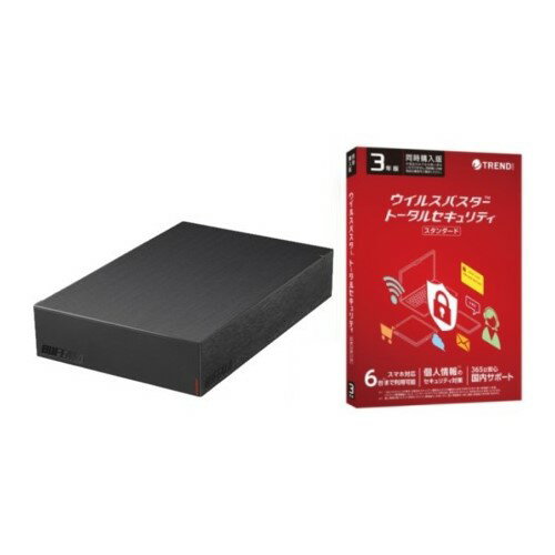 BUFFALO HD-LE2U3-BB 2TB テレビ録画用 HDD パソコン＆テレビ録画用外付けハードディスク 2TB(ブラック