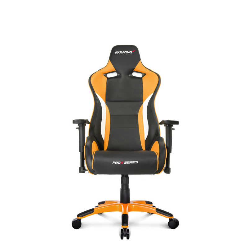 AKRacing｜エーケーレーシング ゲーミングチェア シート W390xD545xH1270～1340mm Pro-X V2 オレンジ AKR-PRO-X/ORANGE/V2