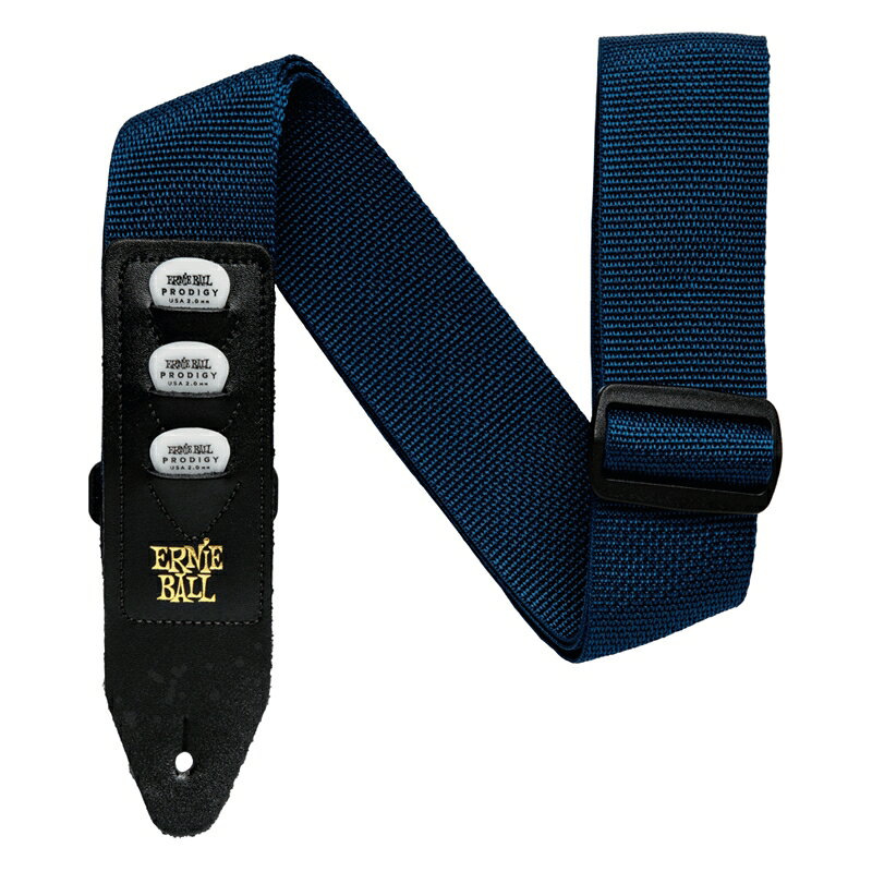 ERNiE BALL / PO4236 Polypro Pickholder Guitar Strap/Bass Strap NAVY