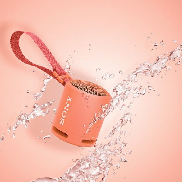 ソニー ワイヤレスポータブルスピーカー SRS-XB13 コーラルピンク(1台)