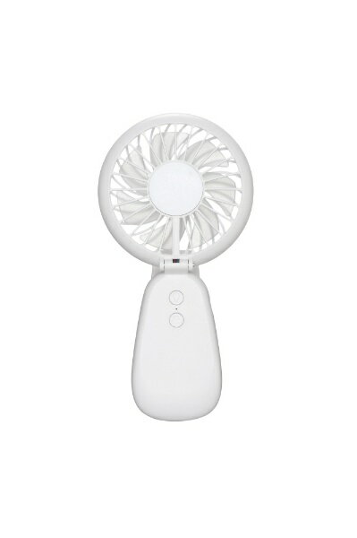 グリーンハウス｜GREEN HOUSE USB充電式 3in1 ポータブル扇風機 ホワイト GH-FANHHH-WH